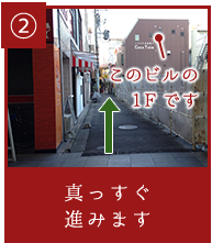 真っすぐ 進みます